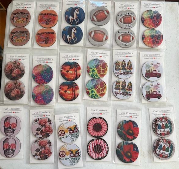 Heat Press Car Coasters