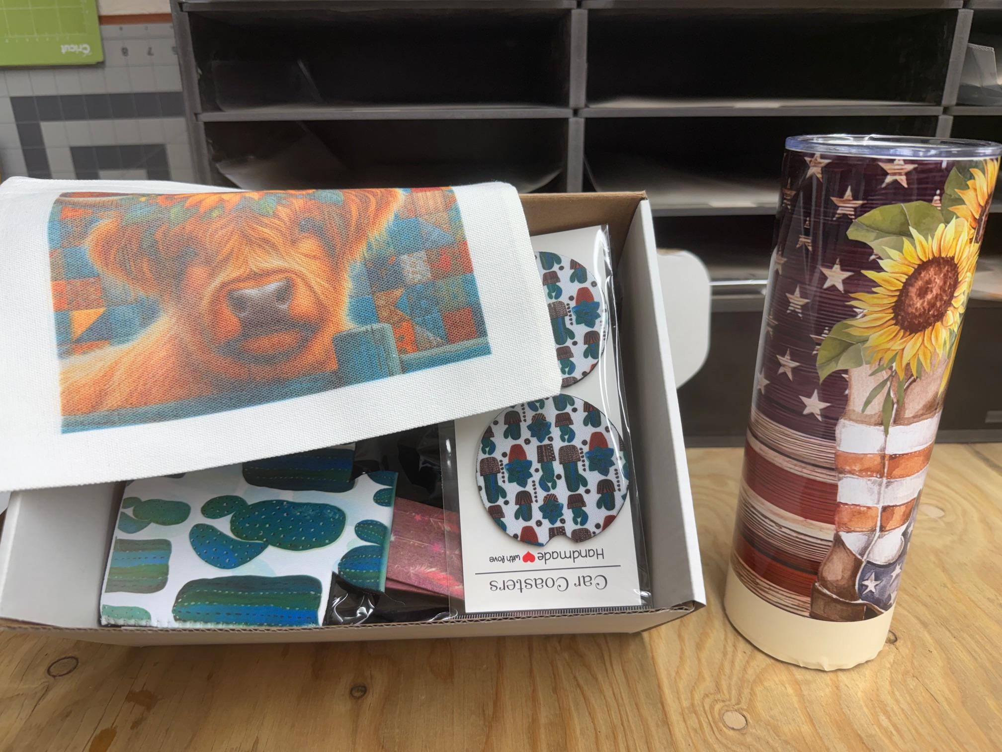Western Theme Gift Box: Tumbler, Shirt, Keychain & More
