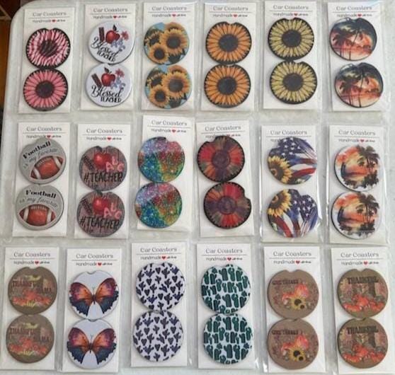 Heat Press Car Coasters
