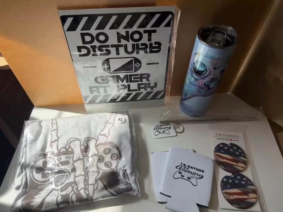 Gamer themed box set